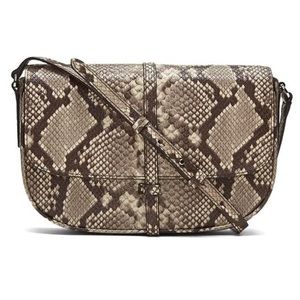 NWT Banana Republic Snake Effect Leather Crossbody